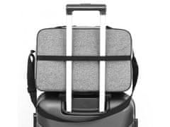 TopKing Cestovní taška RYANAIR 40 x 20 x 25 cm, šedá/černá
