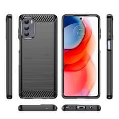 FORCELL Obal / kryt na Samsung Galaxy A03s černý - Forcell CARBON