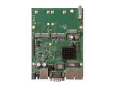 Mikrotik RouterBOARD RBM33G 256MB RAM, 2x 880 MHz, 2x miniPCI-e, 1x M.2 slot, 2x SIM slot, 3x LAN, L4