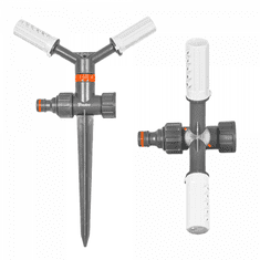 Bradas Zavlažovač rotační dvouramenný s plastovým trnem WHITE LINE BR-WL-6106