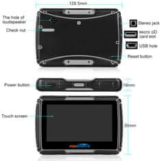 Noname 4.3" Moto GPS navigace voděodolná iGO Primo EU