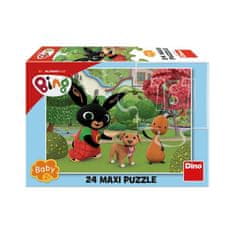 Dino Toys Puzzle 24 maxi Bing s pejskem