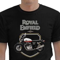 STRIKER Tričko Royal Enfield Interceptor 650 twin Barva: Černá, Velikost: S