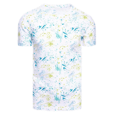 Dstreet Pánské tričko s potiskem SAVIA bílé rx5101 M