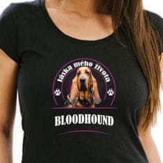 STRIKER Dámské tričko bloodhound Barva: Černá, Velikost: S