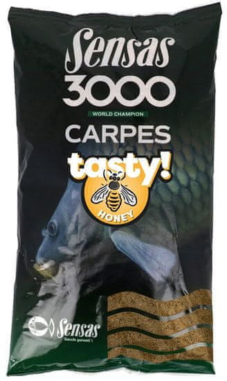 Sensas Krmítková směs 3000 Carp Tasty Honey 1kg