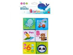 sarcia.eu Měkké bloky, hračky pro miminko 6m+, 6 ks. Bam bam Uniwersalny