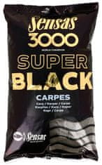 Sensas Krmítková směs 3000 Super Black Carpe 1kg