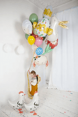 PartyDeco Chodící balónek Slepice 48x60cm