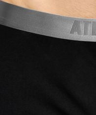 ATLANTIC Pánské boxerky z bavlny Pima - černé Velikost: S