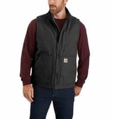 Carhartt Vesta Carhartt Washed Duck Sherpa-Lined Vest Black