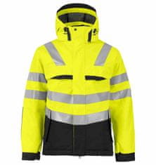 INNA ProJob 6422 Žlutočerná reflexní bunda s vycpávkami