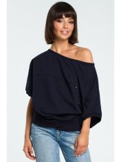 BeWear Dámská halenka Pangi navy 2XL/3XL.