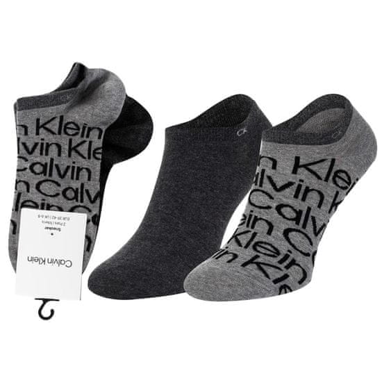 Calvin Klein 701218714 pánské bavlněné sneaker ponožky 2 páry v balení