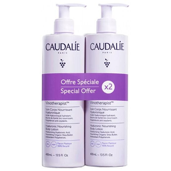 Caudalie Sada vyživujících tělových mlék Vinotherapist (Nourishing Body Lotion Duo) 2 x 400 ml