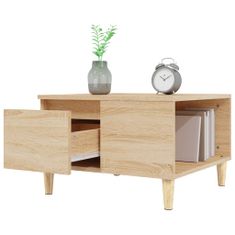Vidaxl Konferenční stolek dub sonoma 55x55x36,5 cm kompozitní dřevo