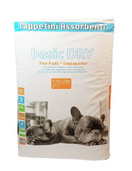 Pet tribe Absorpční podložky pro psy Basic dry 15ks velké