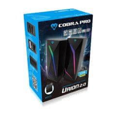 Media-Tech COBRA PRO URION 2.0 MT3172 dvoupásmové Bluetooth herní stereo reproduktory 2.0 s výstupním výkonem 8W RMS