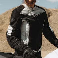 Ozone Dámská bunda na motorku Jet II šedo-černá Velikost: M
