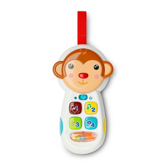 TOYZ Dětská edukační hračka telefon opička