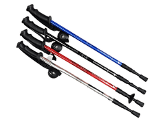 Trekingové hole Nordic Walking, 135 cm, 2 ks, černá T-221-CN