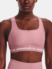 Under Armour Podprsenka UA Crossback Mid Bra-PNK XS