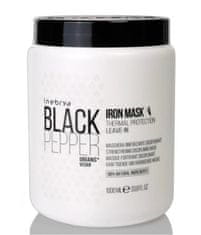 Inebrya Black Pepper Iron leave-in mask thermal protection 1000ml organic maska na narušené vlasy