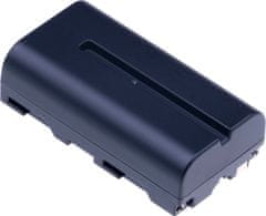Baterie T6 Power pro digitální fotoaparát Sony NP-F550, Li-Ion, 7,2 V, 2600 mAh (18,7 Wh), šedá