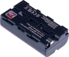 Baterie T6 Power pro digitální fotoaparát Sony NP-F550, Li-Ion, 7,2 V, 2600 mAh (18,7 Wh), šedá