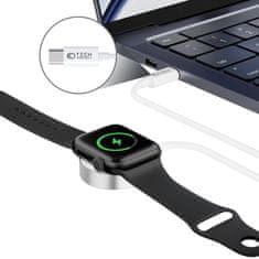 Tech-protect Ultraboost USB-C magnetická nabíječka na Apple Watch 1.2m, bíla