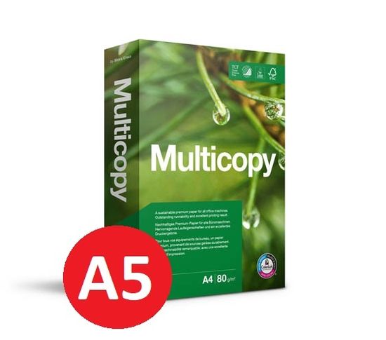 Multicopy Xerografický papír Multicopy - A5 80 g / 500 listů