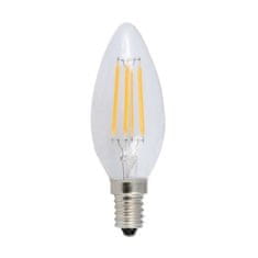 Diolamp  LED Filament Candle žárovka čirá C35 4W/230V/E14/2700K/480Lm/360°