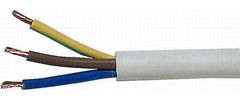 HADEX Kabel 3x0,75mm2 H05VV-F (CYSY3x0,75mm), bílý, balení 100m