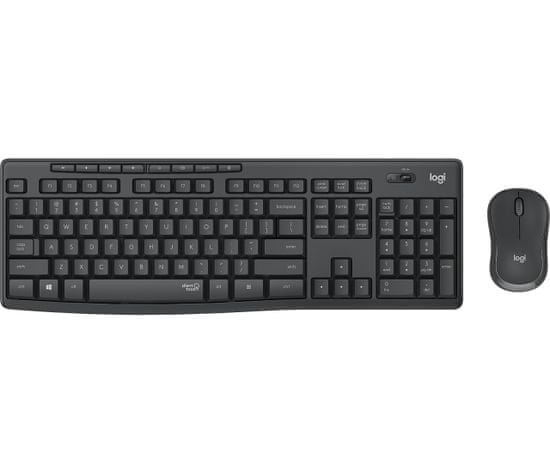 Logitech bezdrátový set MK295, graphite US INTNL