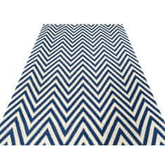 Bakero Zig zag dark blue, 1.80 x 1.20