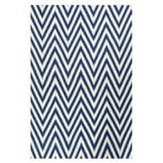 Bakero Zig zag dark blue, 1.80 x 1.20