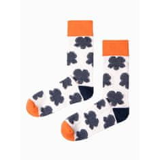 OMBRE Pánské ponožky bílé U240-5 MDN121552 39-42