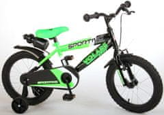 TWM Sportivo 16palcová 27,5 cm dětské kolo s podložkou zelená/černá