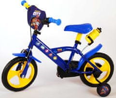 TWM Tlapková patrola 12palcová 23cm dětské kolo pevná převodovka modrá/žlutá