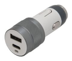 Compass Zástrčka HAMMER 12-24V USB-A / USB-C 3,1A