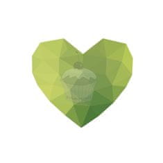 Caketools Jedlý papír "zelené srdce" - A4
