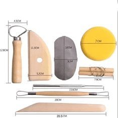 Caketools Modelovací pomůcky 8ks