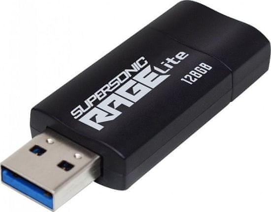 Patriot Supersonic Rage Lite 128GB / USB 3.2 Gen 1 / černá