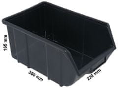 Úložný kontejner - Ecobox velký | Černá
