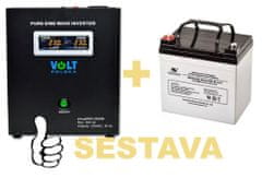 VS ELEKTRO Záložní zdroj 300W, sinusPRO-500W + AKU 33Ah