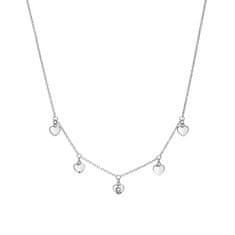 Hot Diamonds Romantický stříbrný náhrdelník s diamantem Most Loved DN160/DN162 (Rozměr 40 - 45 cm)