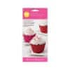 Wilton Cupcake Wrappers - červený a růžový třpyt - 24ks