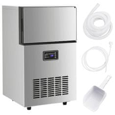 Greatstore Výrobník ledových kostek 420 W stříbrný 45 kg / 24 h