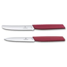 Victorinox Sada nožů Swiss Modern Berry LE 2022 2 ks červená