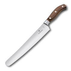 Victorinox Nůž na chleba Grand Maître, kovaný, vlnkované ostří, 26 cm, dřevo